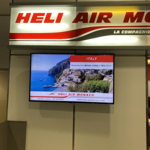 Advertising at Monaco Heliport & Digital Screens